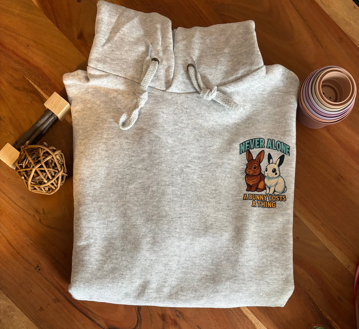 Hoodie a bunny costs a thing personalisiert für Dich
