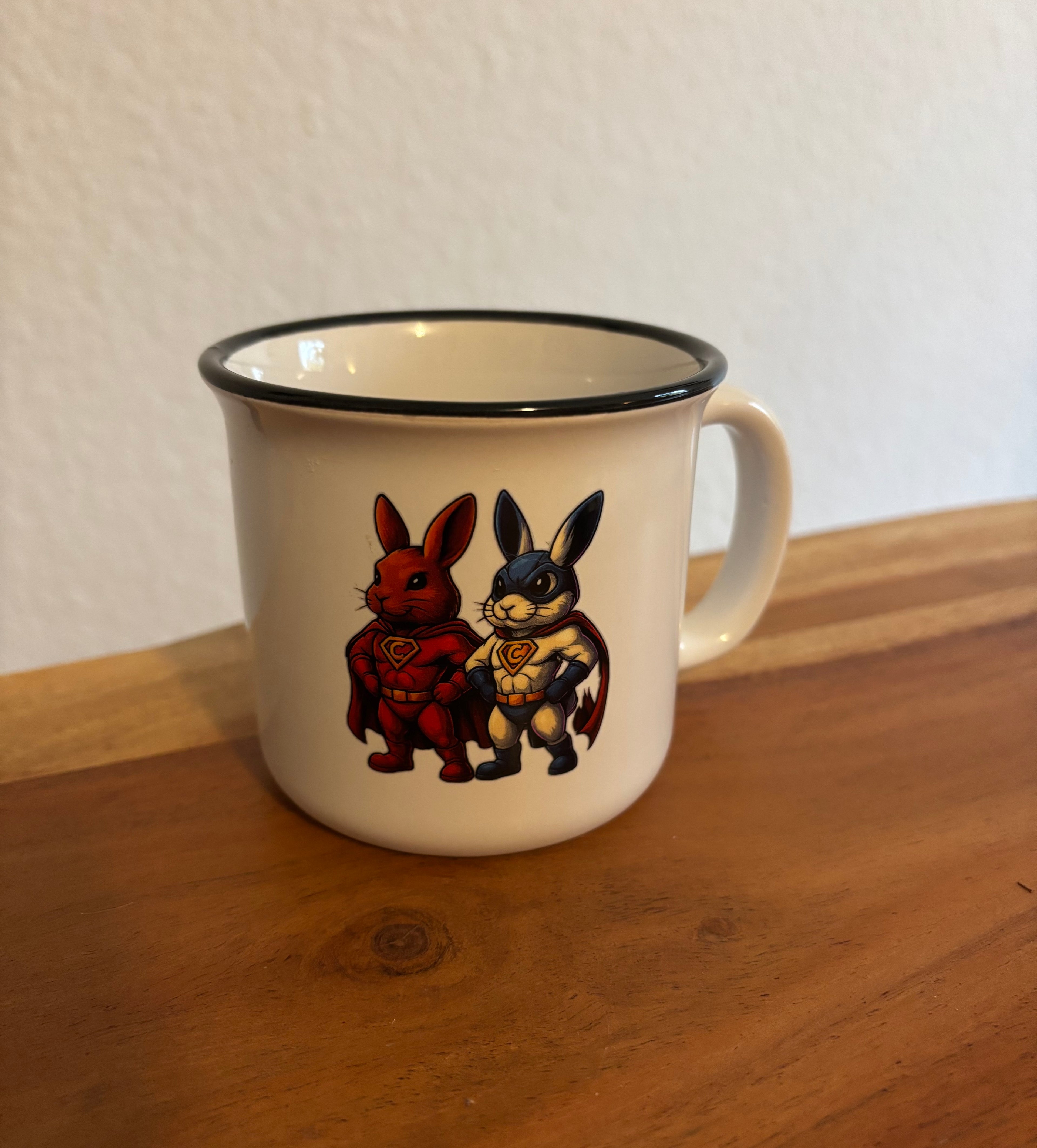 Kaffe- und Teetasse Superbunnies